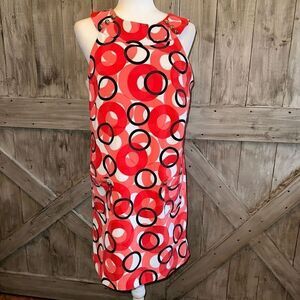 Kim Rodgers Circle Geometric Dress Petite
